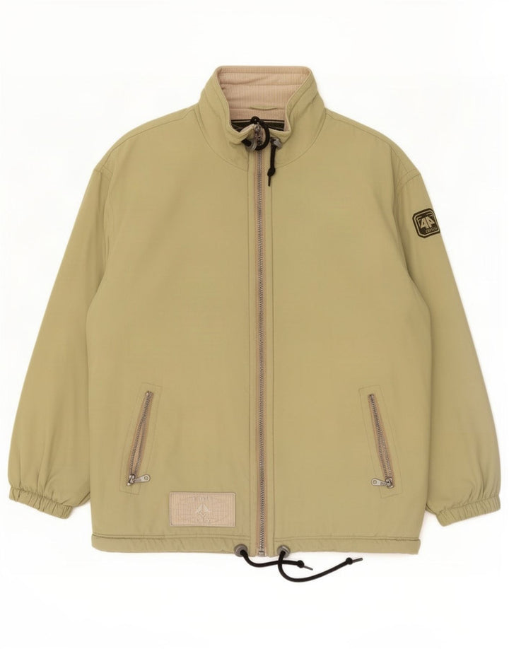 Etirel Herre Grafisk Loose Fit Bomber Jacket UK 38 Medium Green
