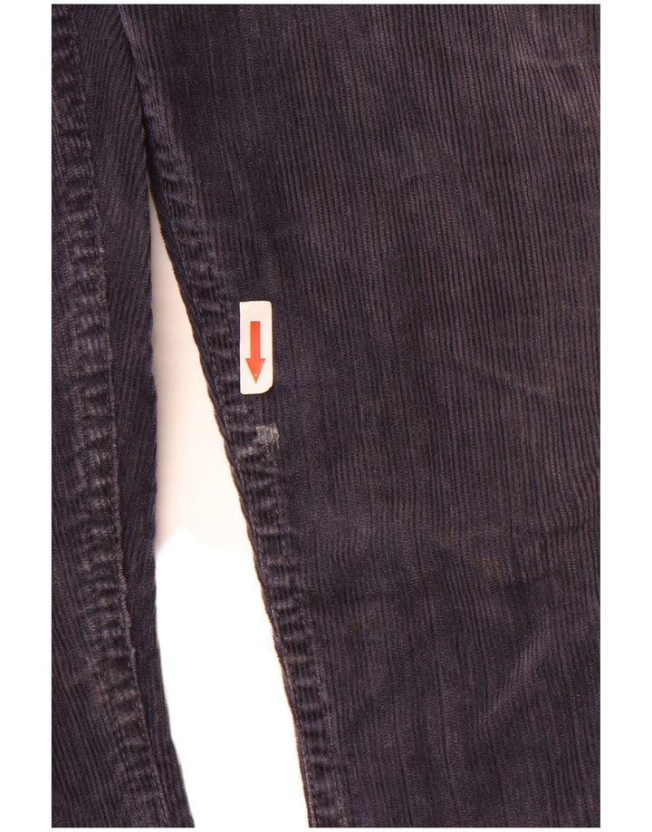 Lee Herre Cooper Bootcut fløjlsbukser W34 L33 Marineblå bomuld