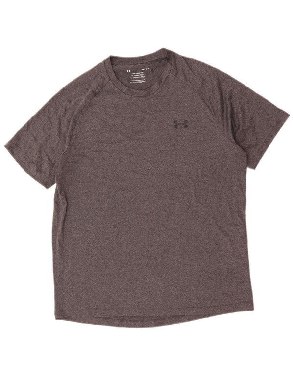 Under Armour Herre T-Shirt Top Medium Grå Polyester