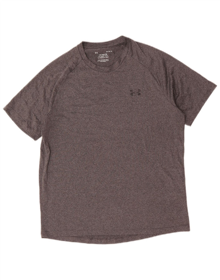 Under Armour Herre T-Shirt Top Medium Grå Polyester