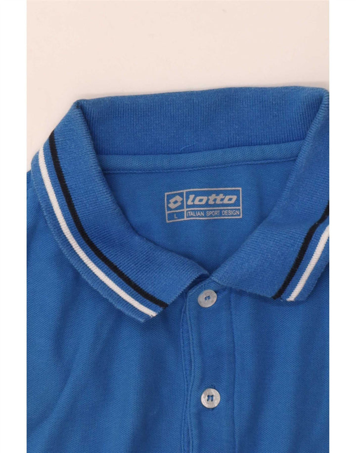 Lotto Herre Polo Shirt Large Blue