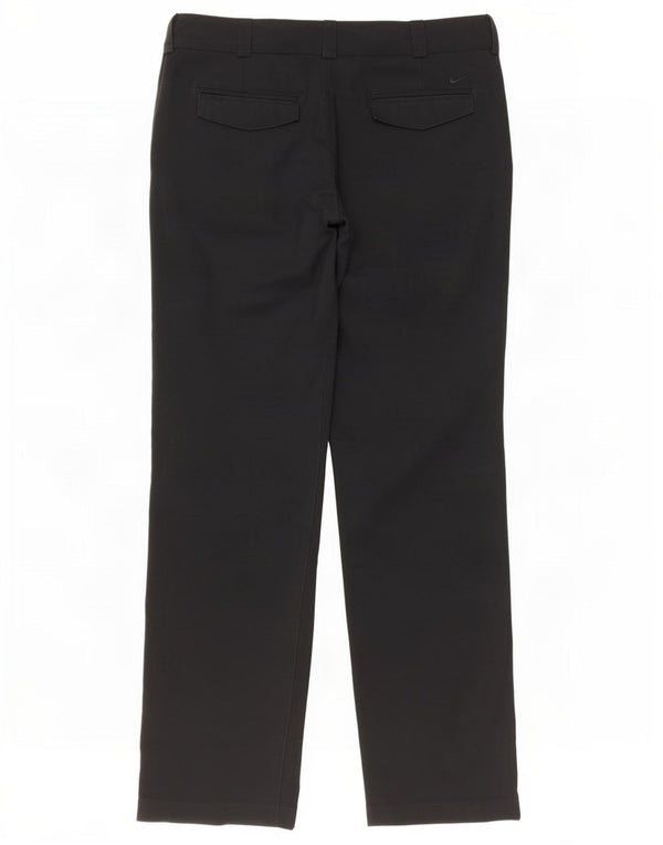 Nike Womens Straight Regular Chino Trousers UK 8 Small W28 L31 Black