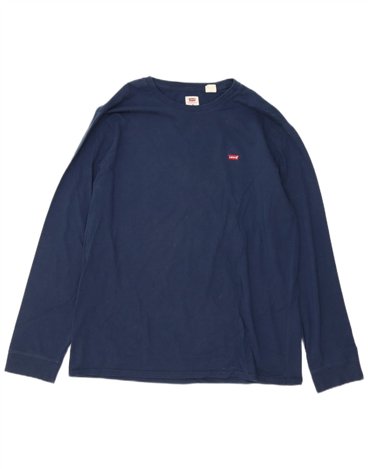Levi's Standard Top Langærmet XL Marineblå Bomuld