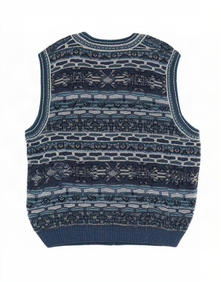 Marcazzani Herre Cardigan Sweater IT 50 Medium Flerfarvet Fair Isle