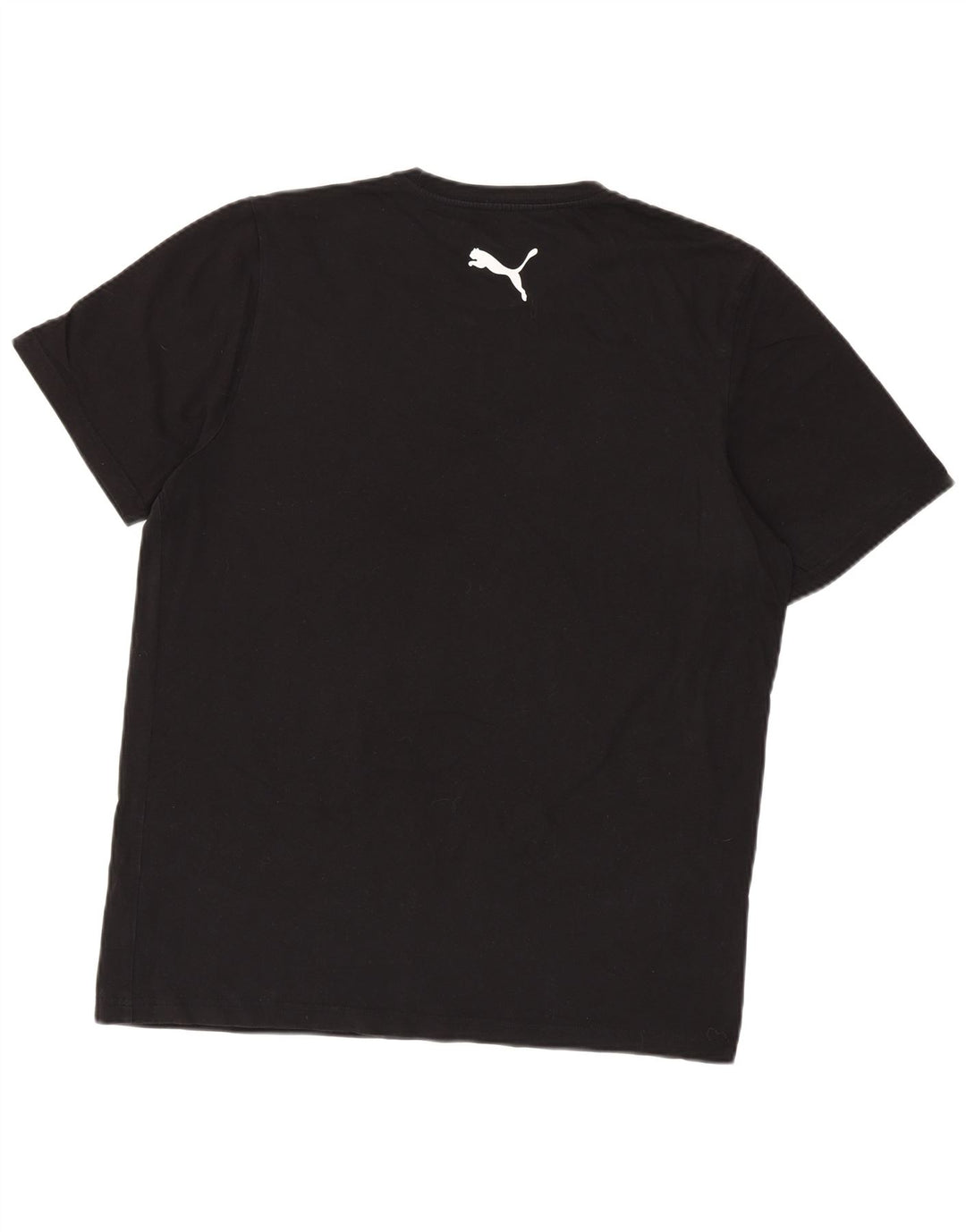 Puma Herre T-Shirt Top Stor Sort Bomuld
