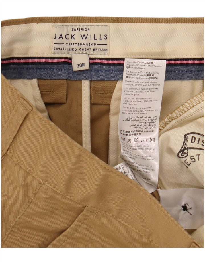 Jack Wills Herre Chino Shorts W30 Medium Beige Bomuld