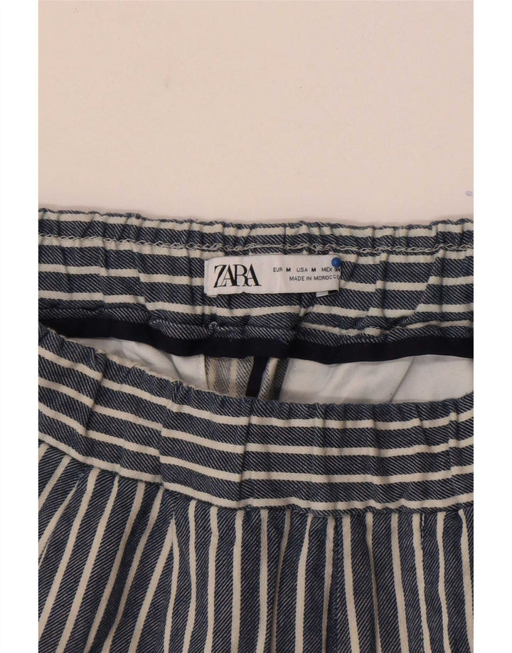 Zara Herre Sportshorts Medium Navyblå stribet