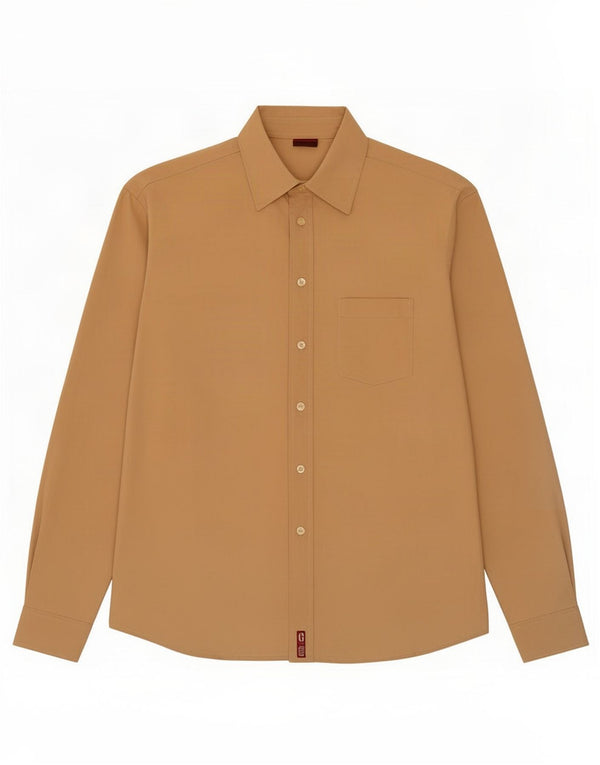 Guess Herreskjorte Medium Beige Bomuld