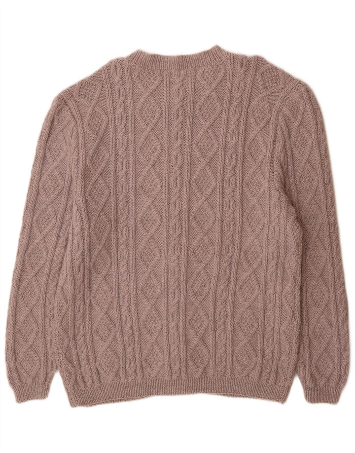 Vintage herre cardigan sweater XL lilla