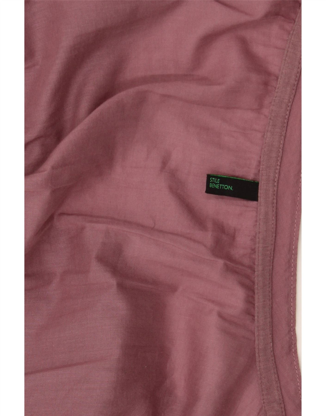 Benetton Damebluse Top UK 14 Medium Pink