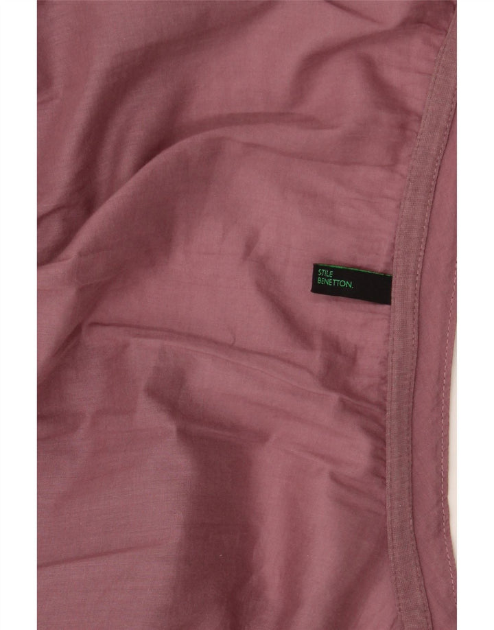 Benetton Damebluse Top UK 14 Medium Pink