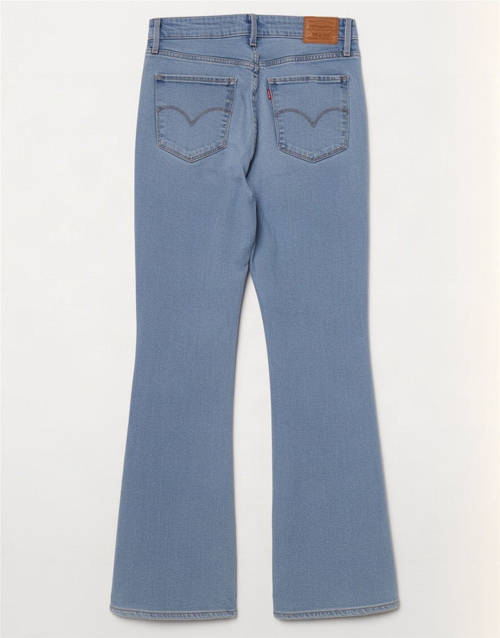 Levi's Womens 725 High Rise Bootcut Jeans W30 L32 Blue Lyocell