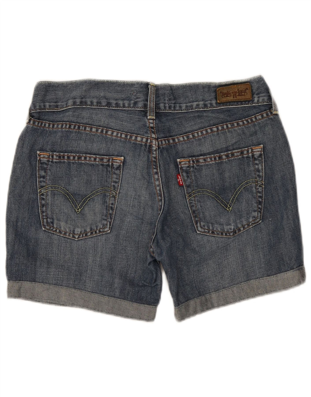 Levi's denimshorts til kvinder W32 store blå bomuld