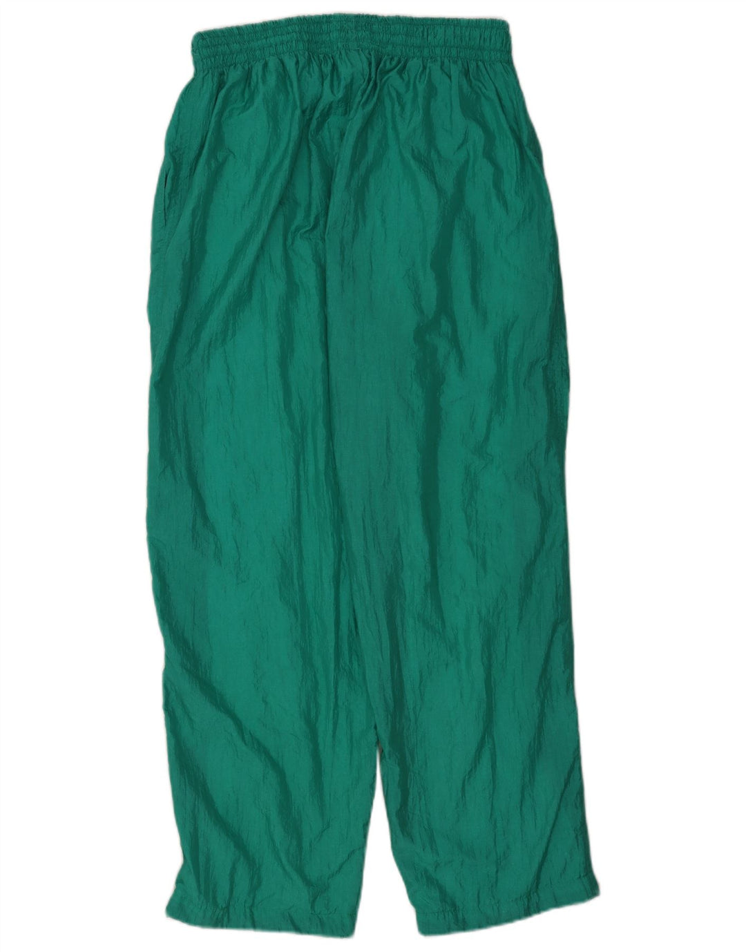 Vintage træningsdragt bukser til mænd Large Green Colourblock Nylon
