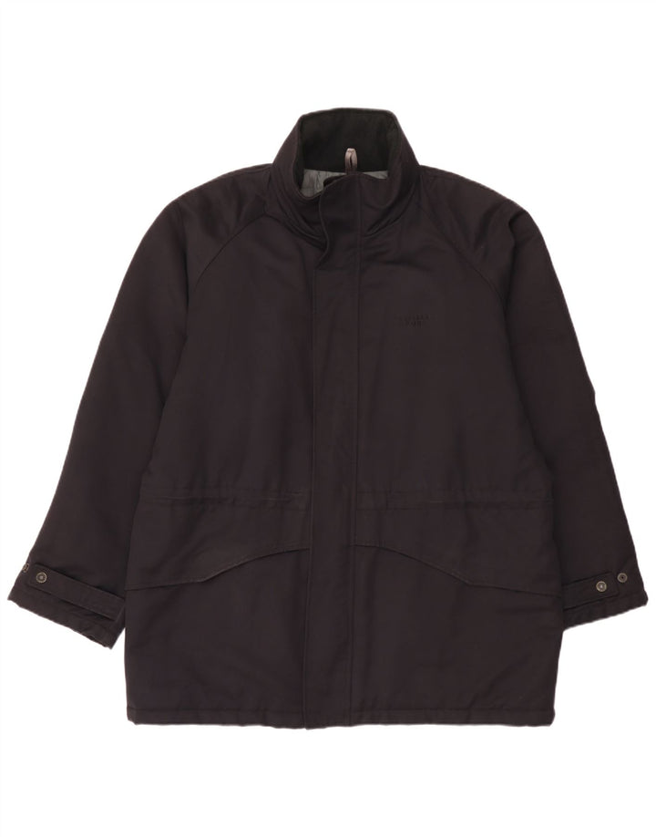 Trussardi Herre Windbreaker Coat IT 50 Stor Sort Polyester