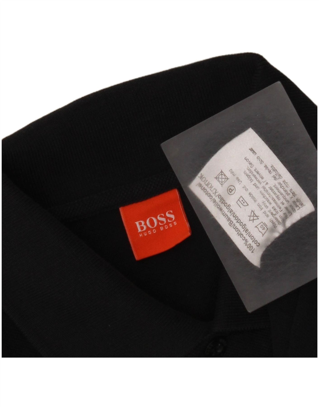 Hugo Boss Herre poloshirt Medium Sort Bomuld