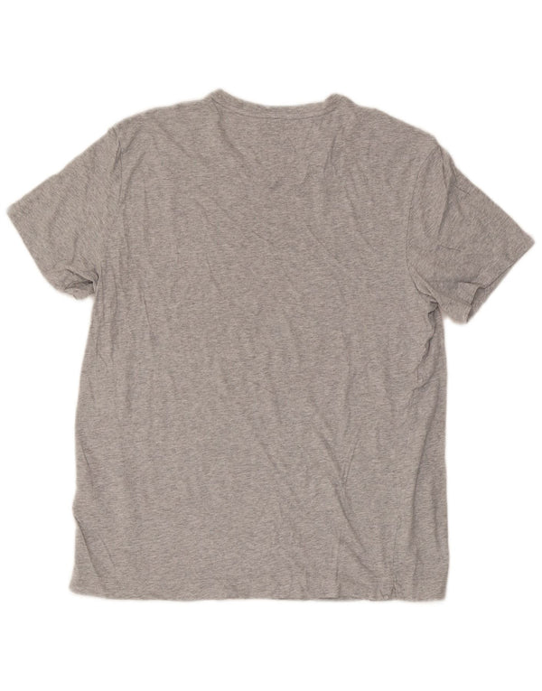 Adidas Herre T-Shirt Top Stor Grå Flecked Bomuld
