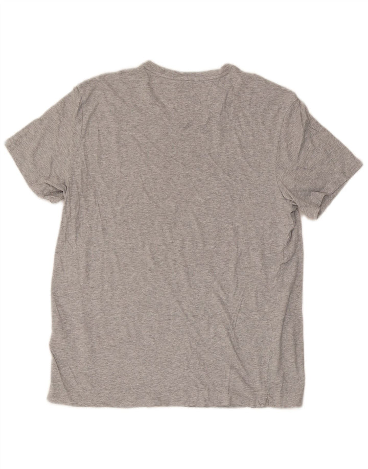Adidas Herre T-Shirt Top Stor Grå Flecked Bomuld