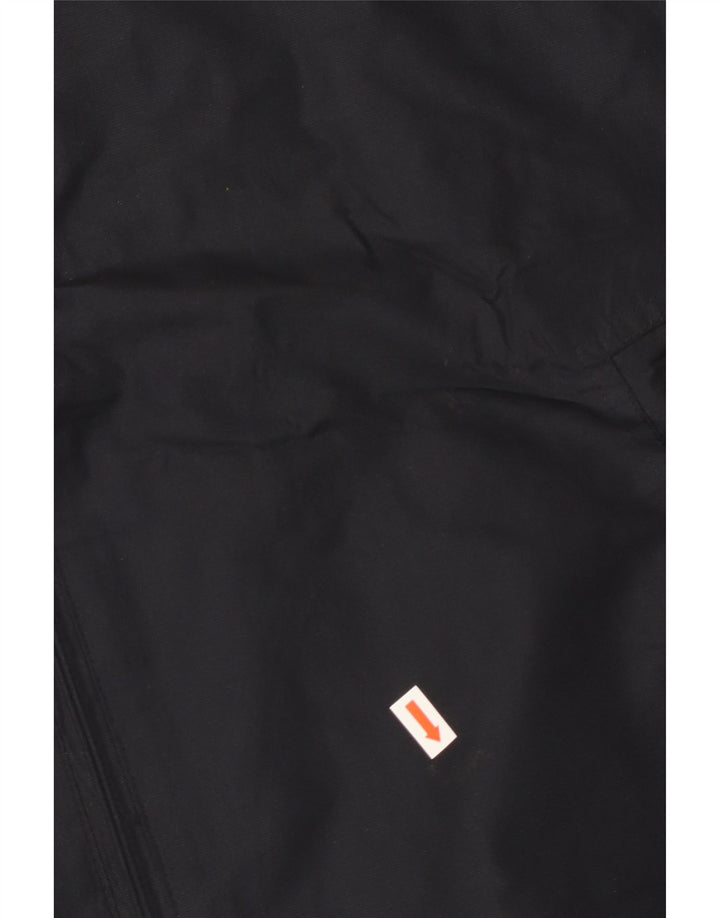 London Fog Regnjakke med hætte til mænd UK 44 2XL Sort Polyester