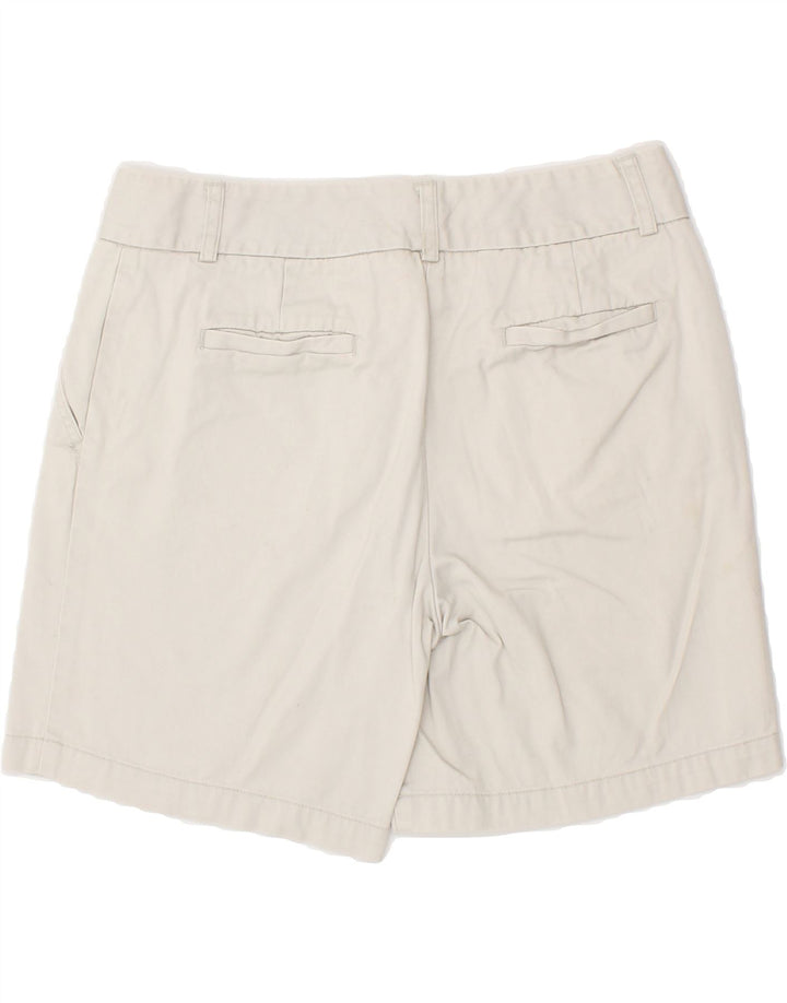 J. CREW Womens Chino Shorts US 8 Medium W28 Grey Cotton Vintage J. Crew and Second-Hand J. Crew from Messina Hembry 