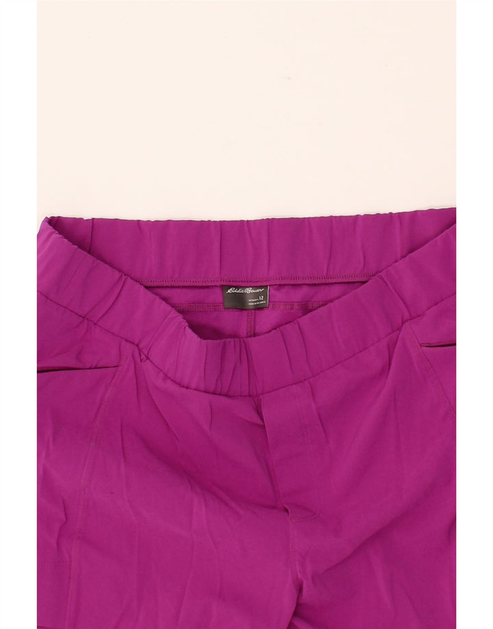EDDIE BAUER Womens Cargo Shorts US 12 Large W34 Pink Polyester Vintage Eddie Bauer and Second-Hand Eddie Bauer from Messina Hembry 