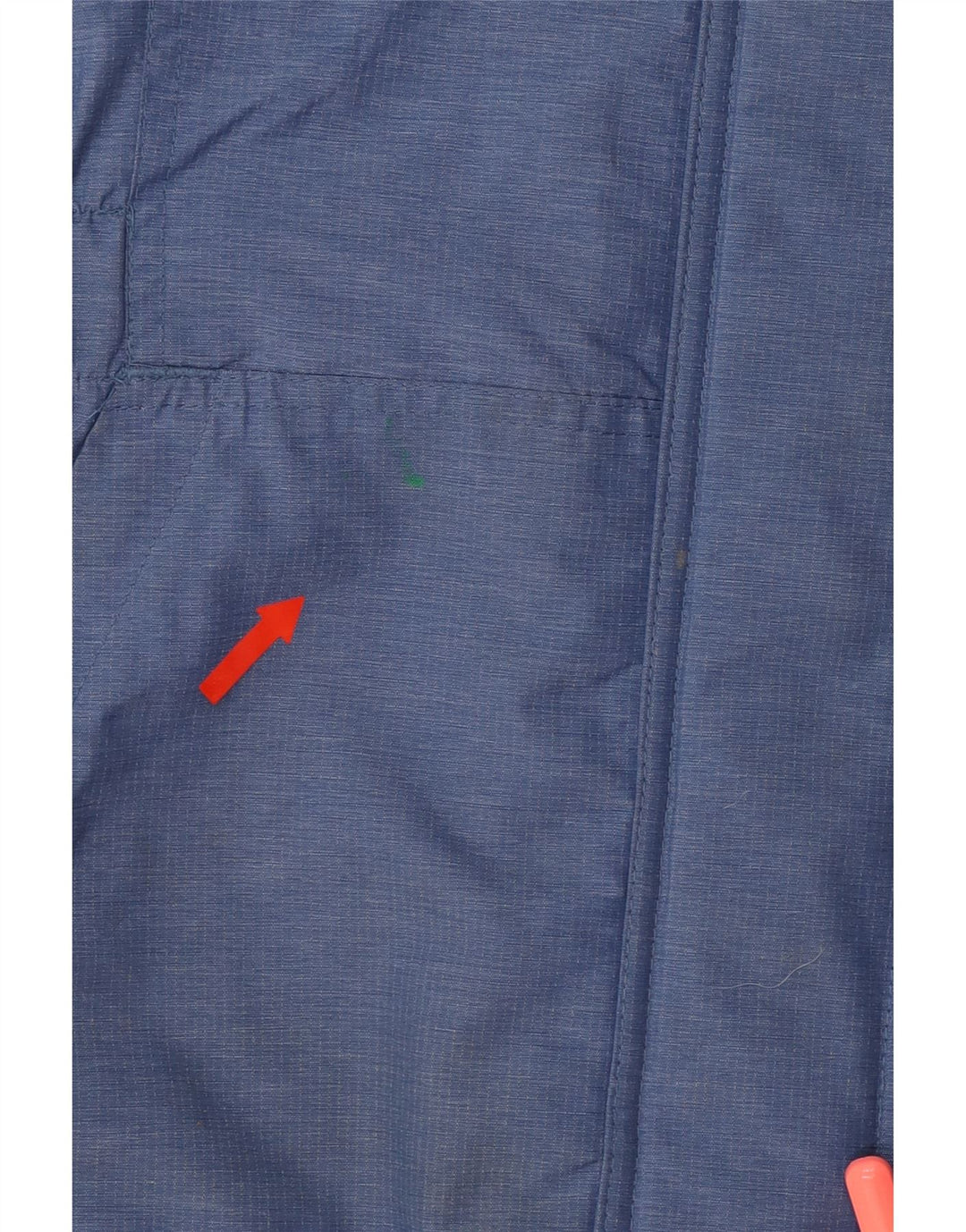 SUPERDRY Womens Hooded Windbreaker Jacket UK 14 Medium Blue Nylon Vintage Superdry and Second-Hand Superdry from Messina Hembry 
