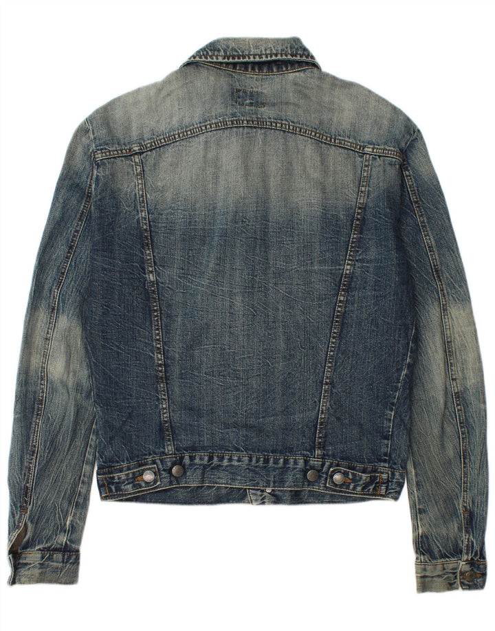 CALVIN KLEIN JEANS Denimjakke til mænd UK 38 Medium Blå Bomuld