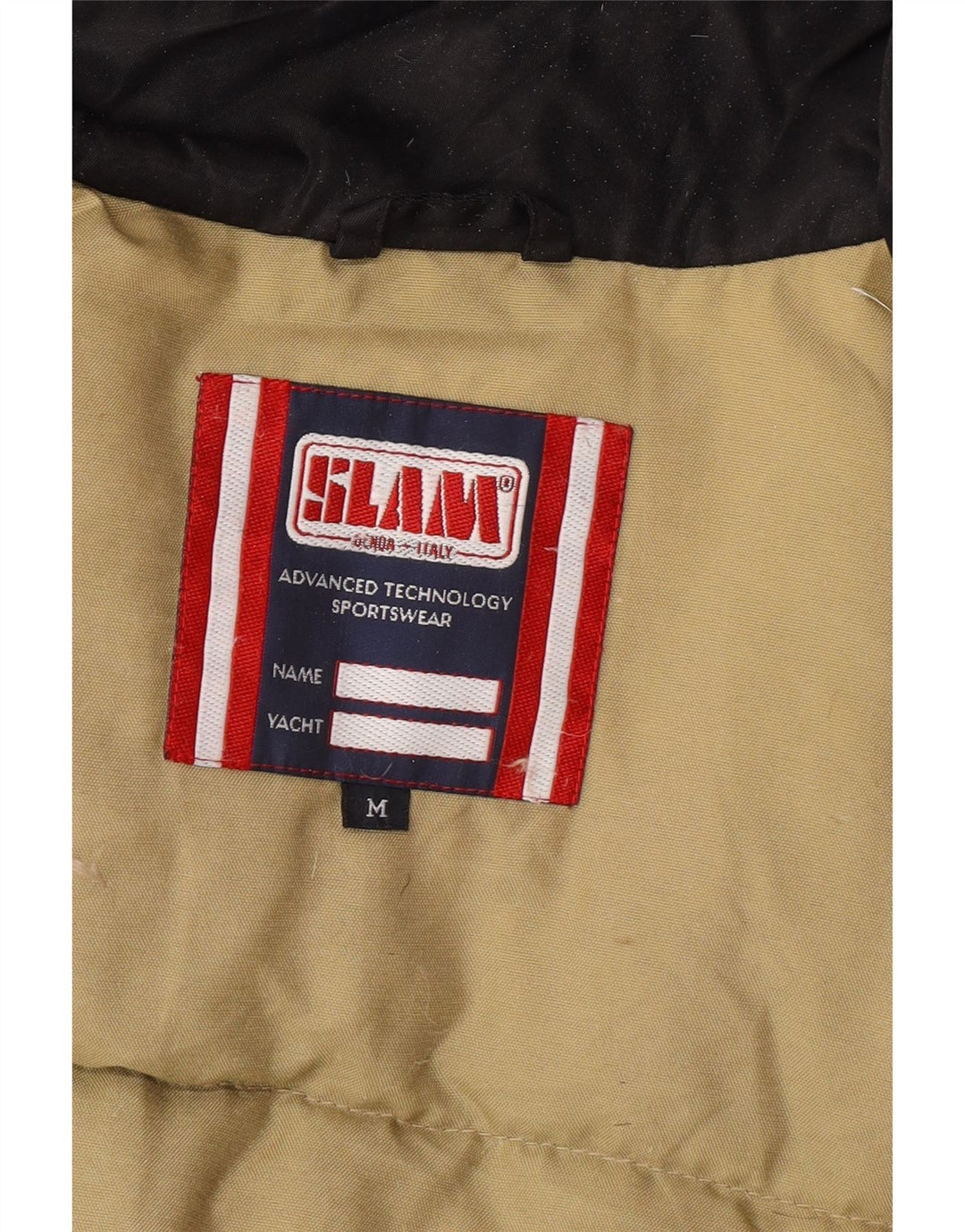 Slam Dame Hætte Oversized Polstret Jakke UK 14 Medium Sort Nylon