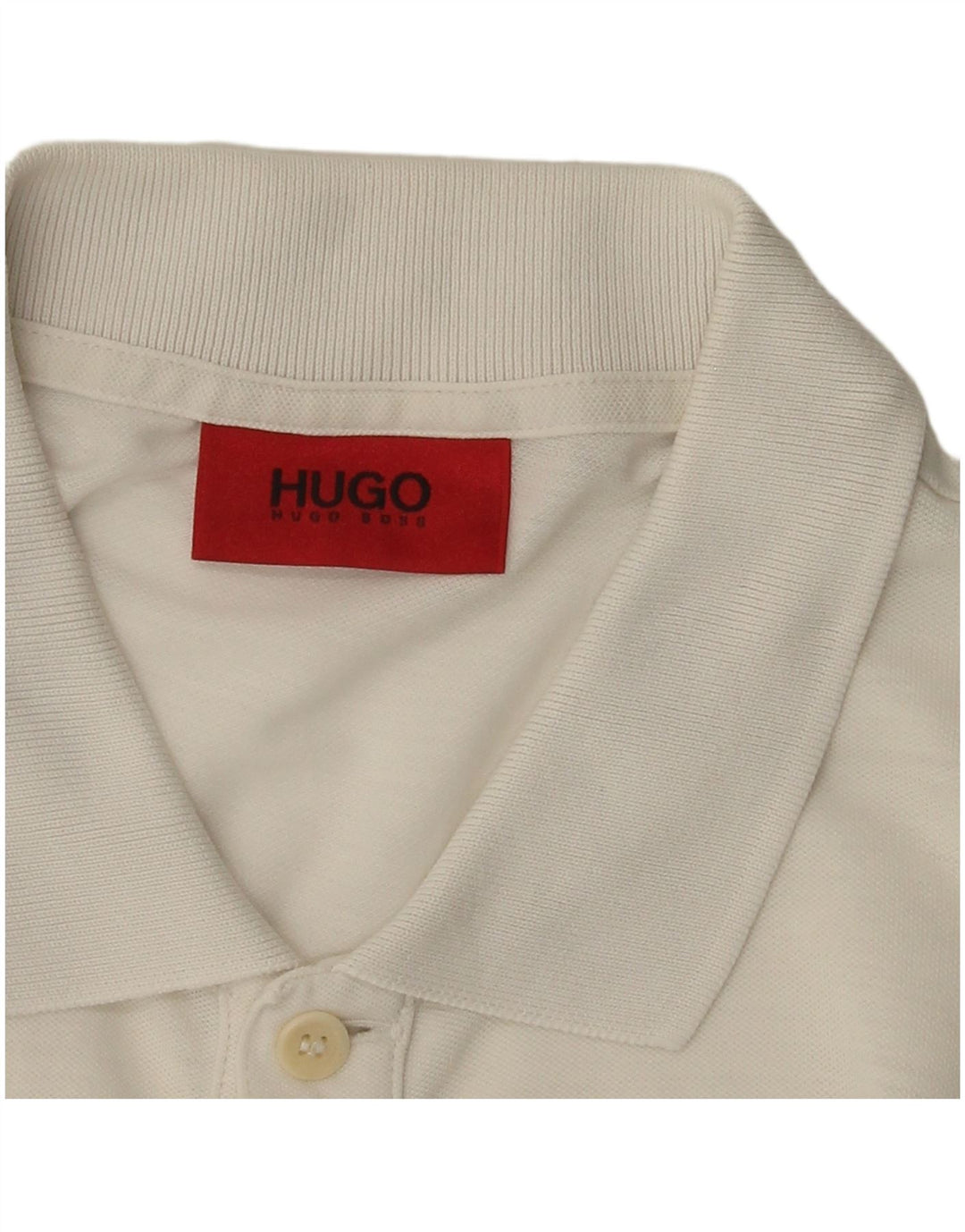 Hugo Boss Herre Polo Shirt Lille Hvid Bomuld