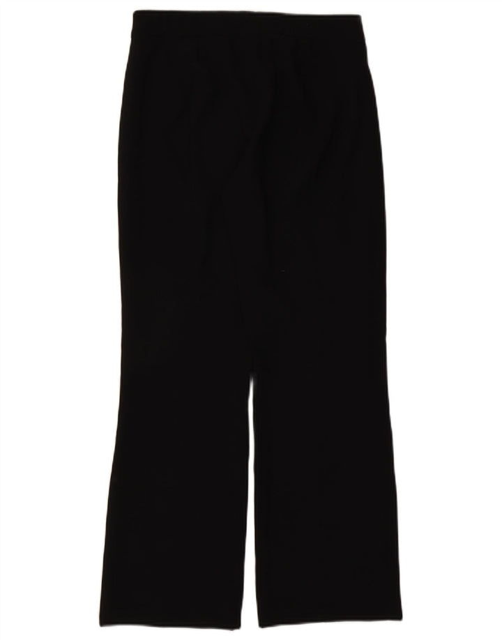 Zara Dame Bootcut Casual Bukser Small W26 L28 Sort Polyester