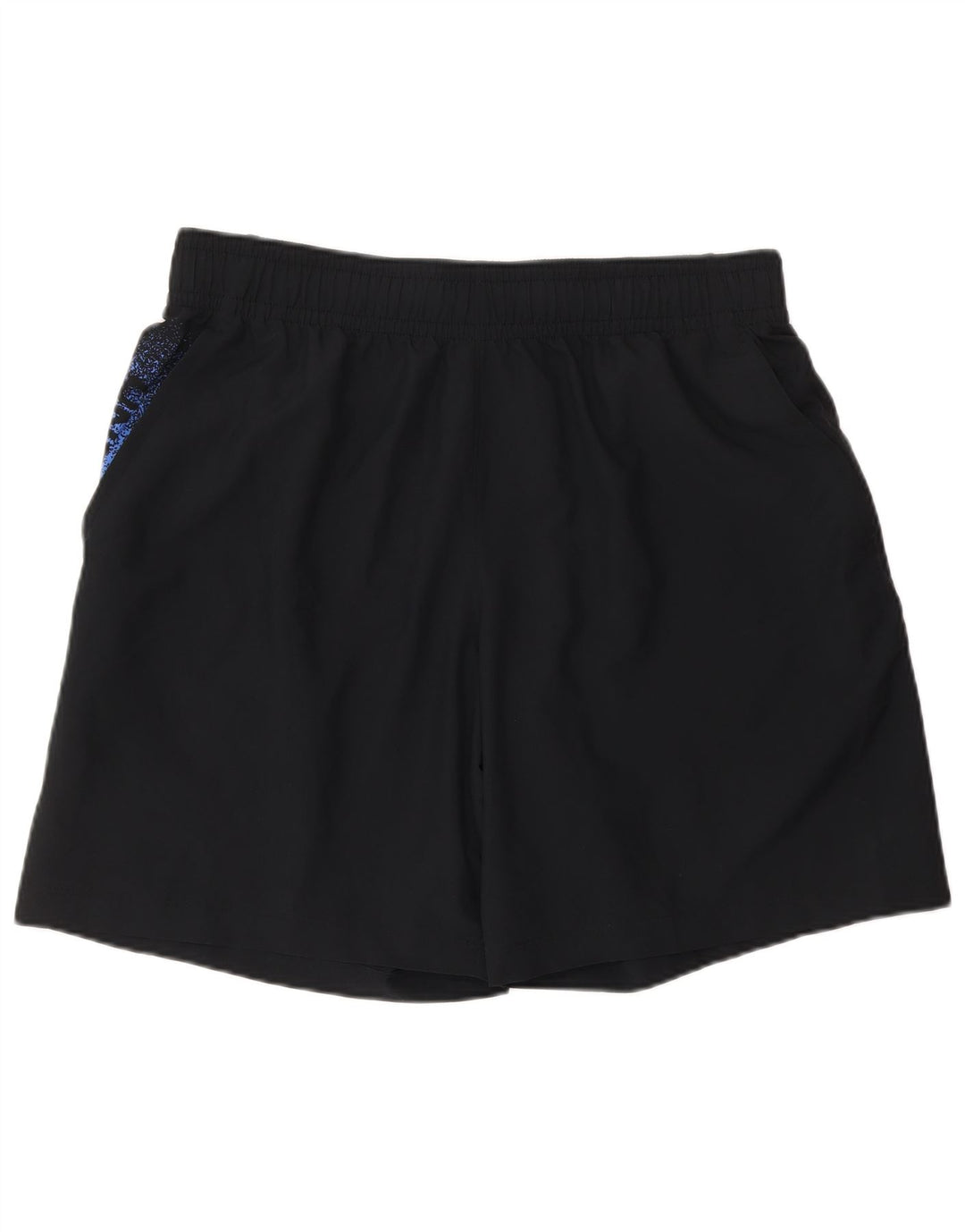 UNDER ARMOUR Herre grafiske sportsshorts store sorte polyester