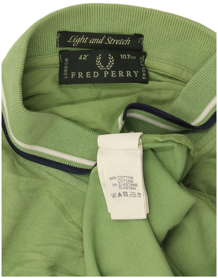 Fred Perry herre poloshirt mellemgrøn bomuld