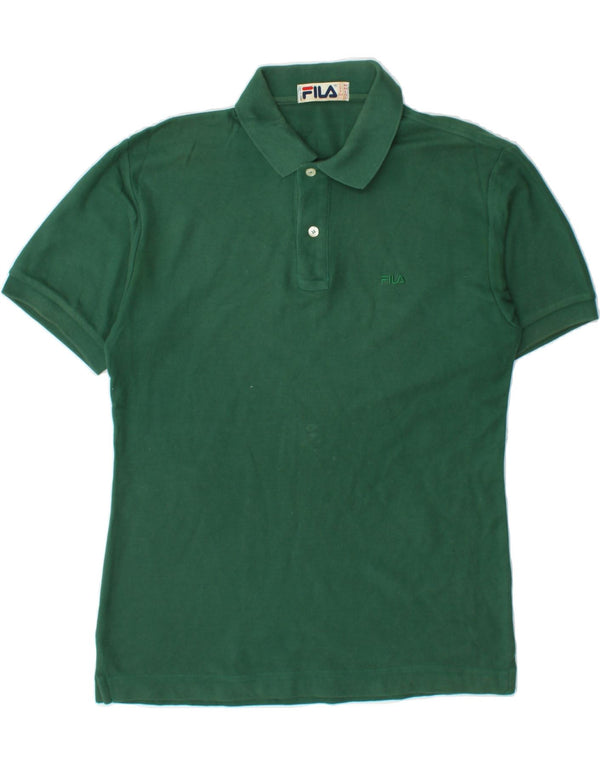 FILA Mens Polo Shirt IT 44 XS Green Cotton