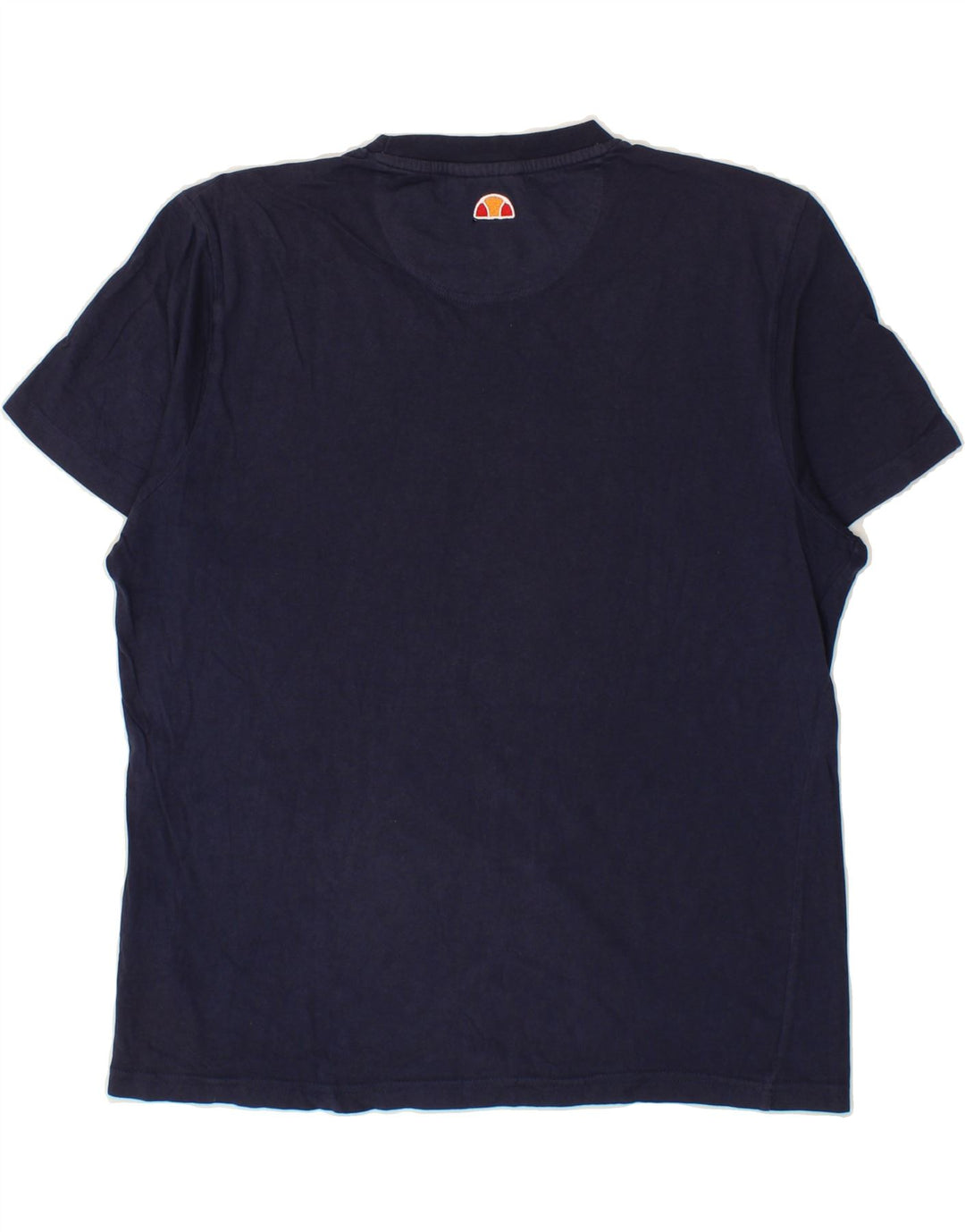 ELLESSE Mens Graphic T-Shirt Top Medium Navy Blue Cotton Vintage Ellesse and Second-Hand Ellesse from Messina Hembry 