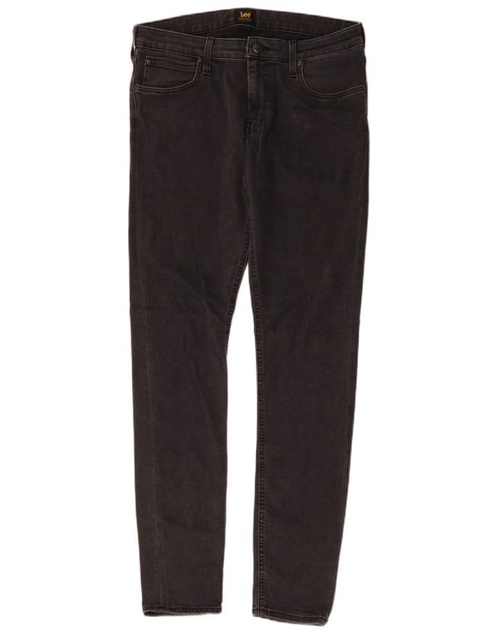 Lee Herre Malone Skinny Jeans W33 L32 Sort Bomuld