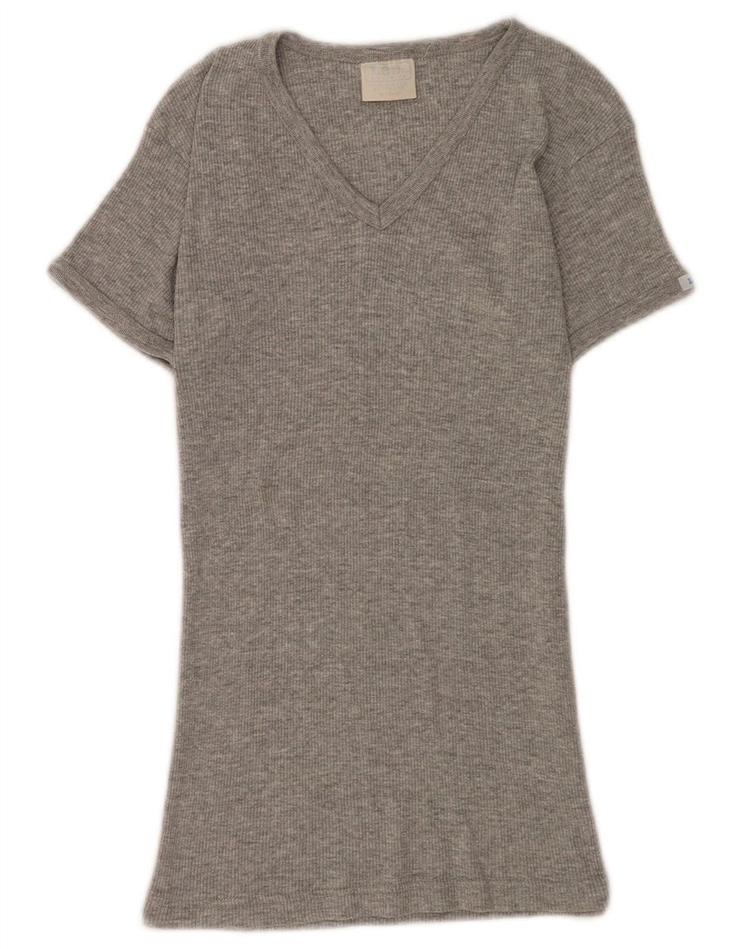 Lee Dame T-Shirt Top UK 8 Lille Grå Bomuld