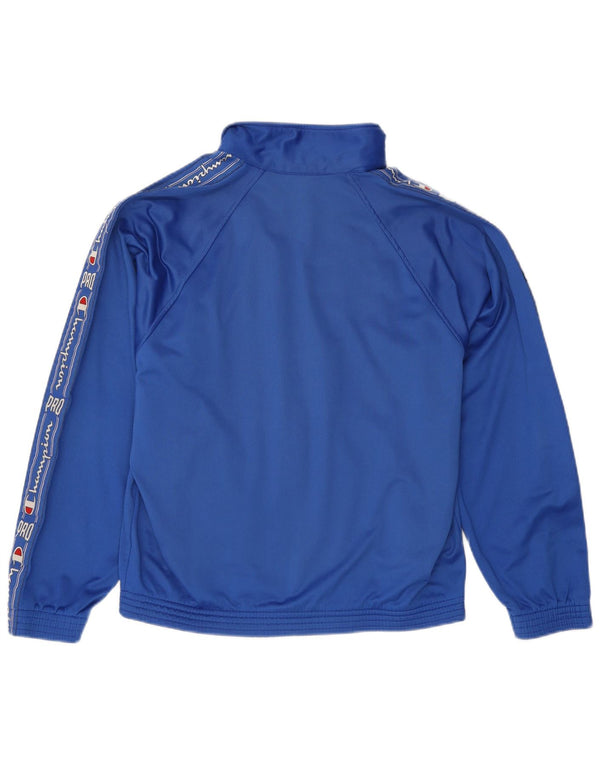 Champion Herre grafisk træningsdragt Topjakke Medium Blue Colourblock