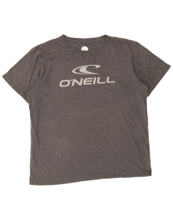 O'Neill Herre Grafisk T-Shirt Top 2XL Grå Bomuld