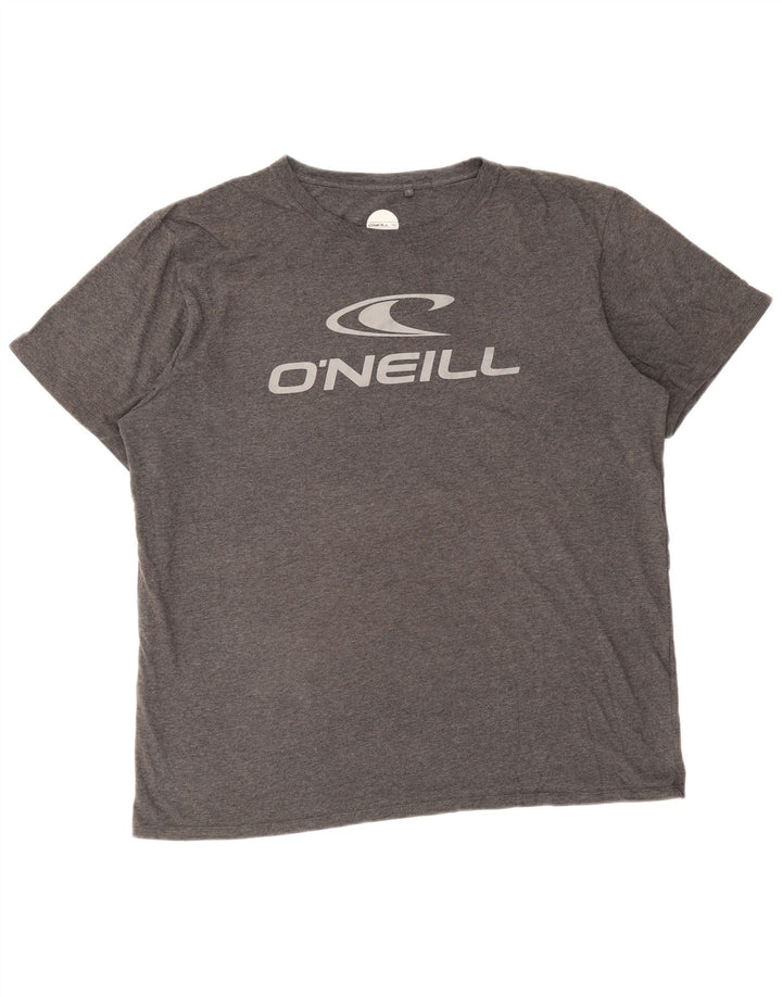 O'Neill Herre Grafisk T-Shirt Top 2XL Grå Bomuld