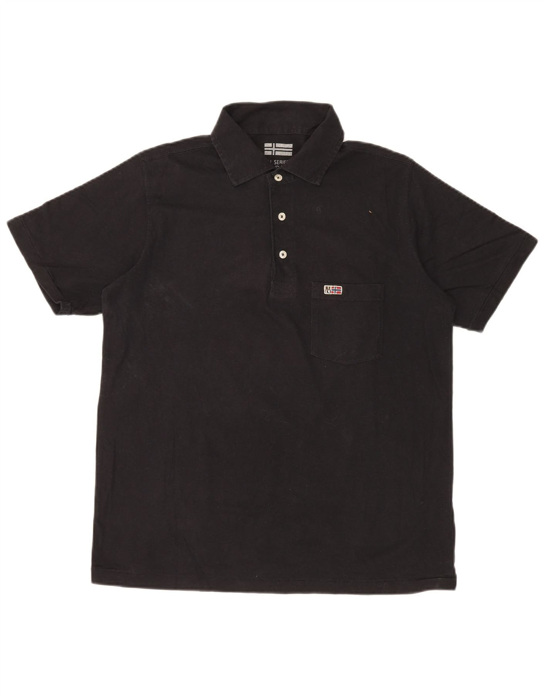 NAPAPIJRI Herre poloshirt Lille sort bomuld