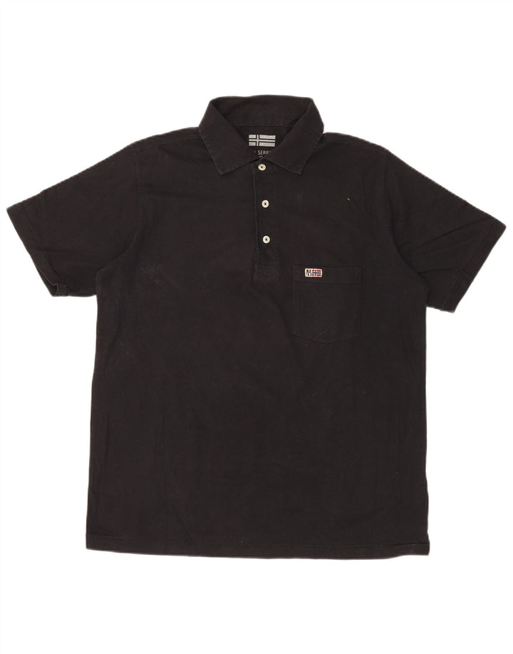 NAPAPIJRI Herre poloshirt Lille sort bomuld