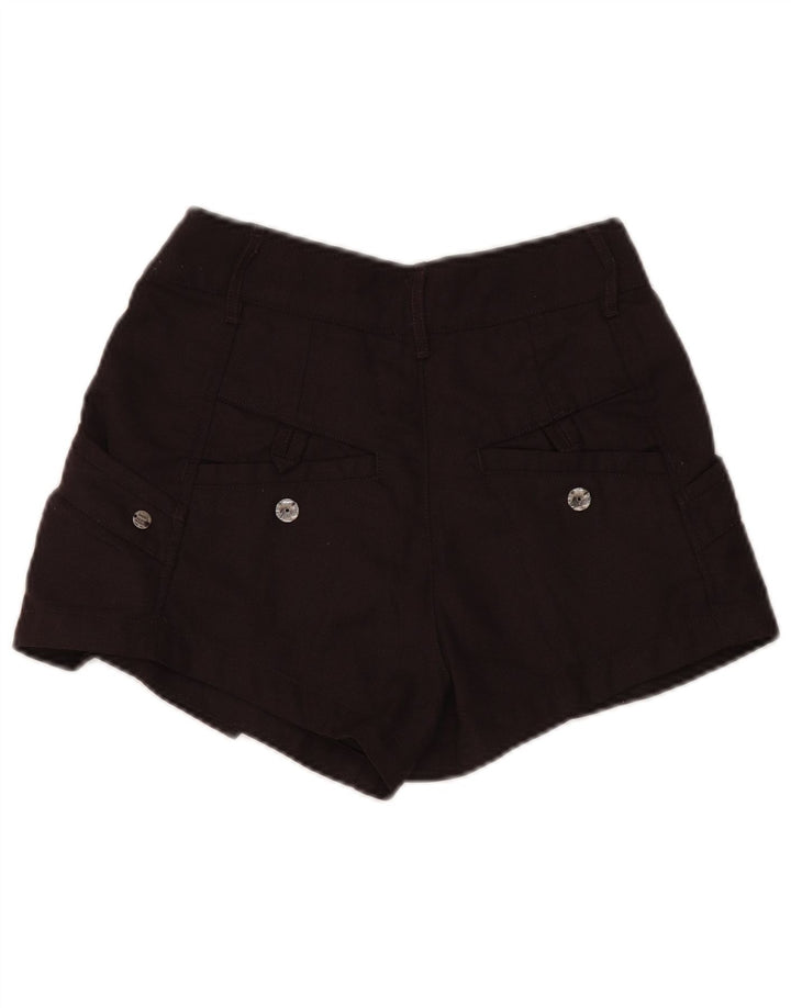 DIESEL Kvinder Højtaljede Casual Shorts W28 Medium Brun Uld