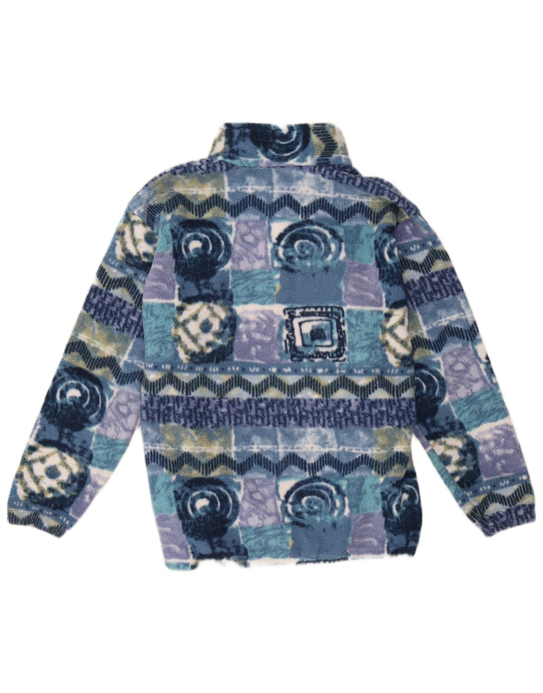 Sergio Tacchini drenge fleecetrøje 10-11 år flerfarvet retro
