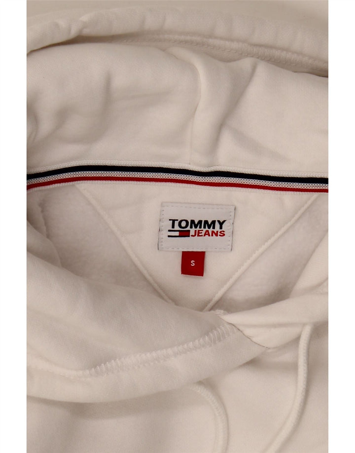 TOMMY HILFIGER Oversized hættetrøje til kvinder UK 10 Small White