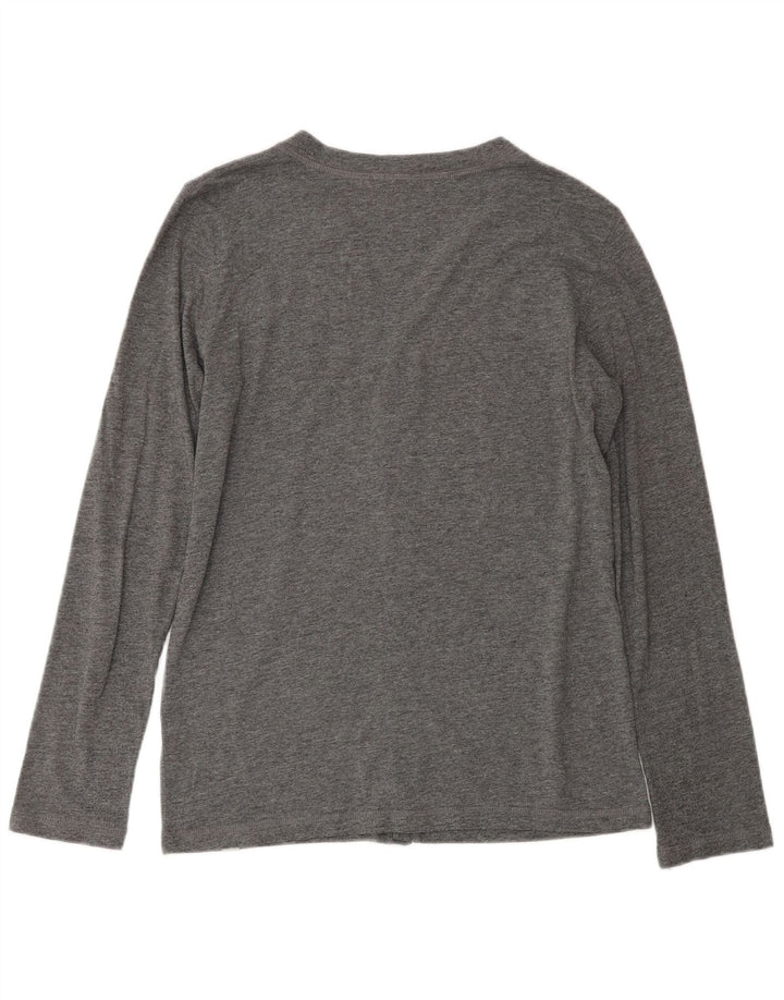 Carhartt Dame Cardigan Sweater UK 14 Medium Grey Bomuld