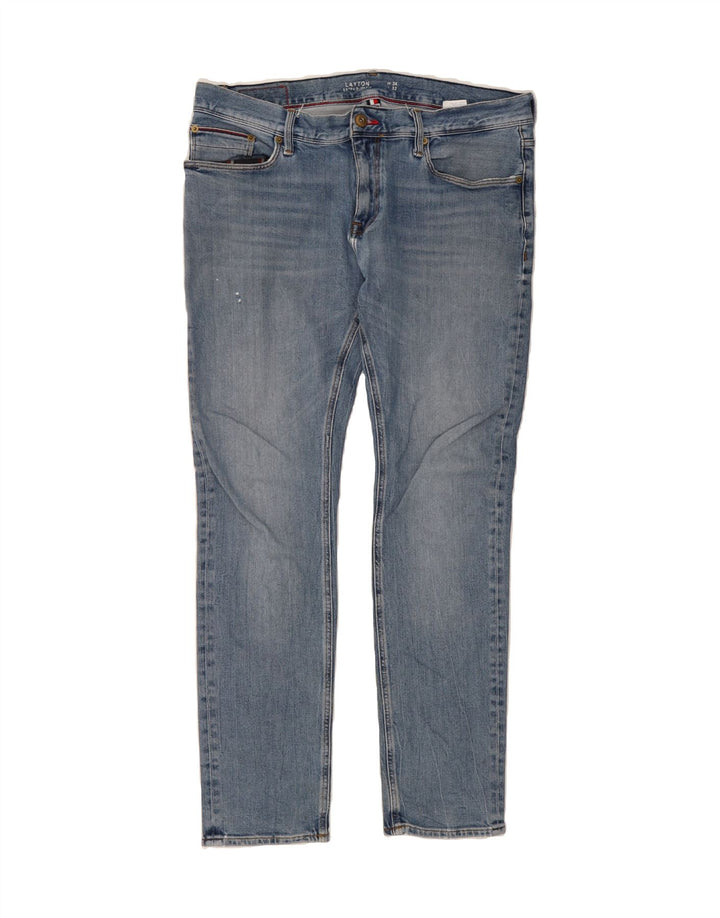 TOMMY HILFIGER Mens Layton Slim Jeans W36 L32 Blue Vintage Tommy Hilfiger and Second-Hand Tommy Hilfiger from Messina Hembry 