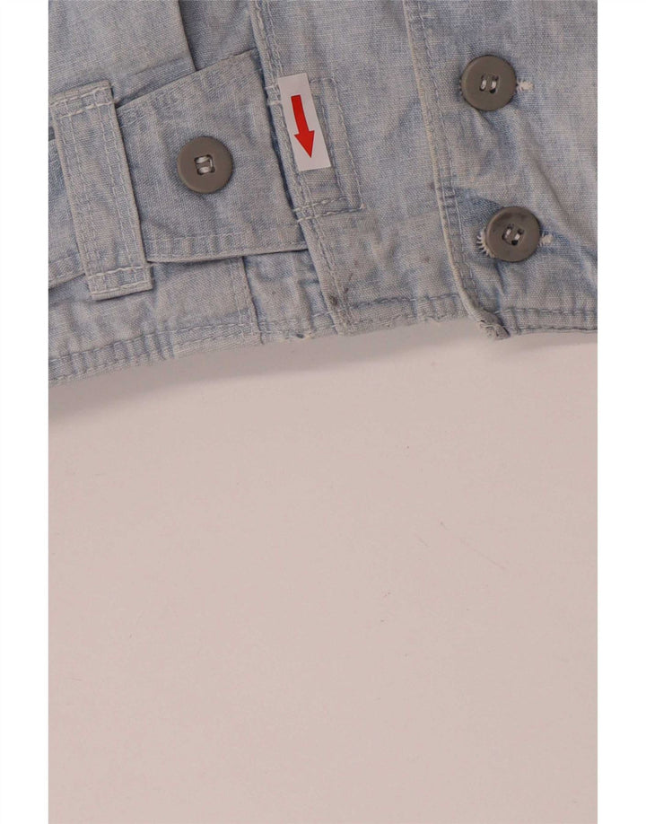Vintage Herre Bomber Denim Jacket UK 36 Small Blue