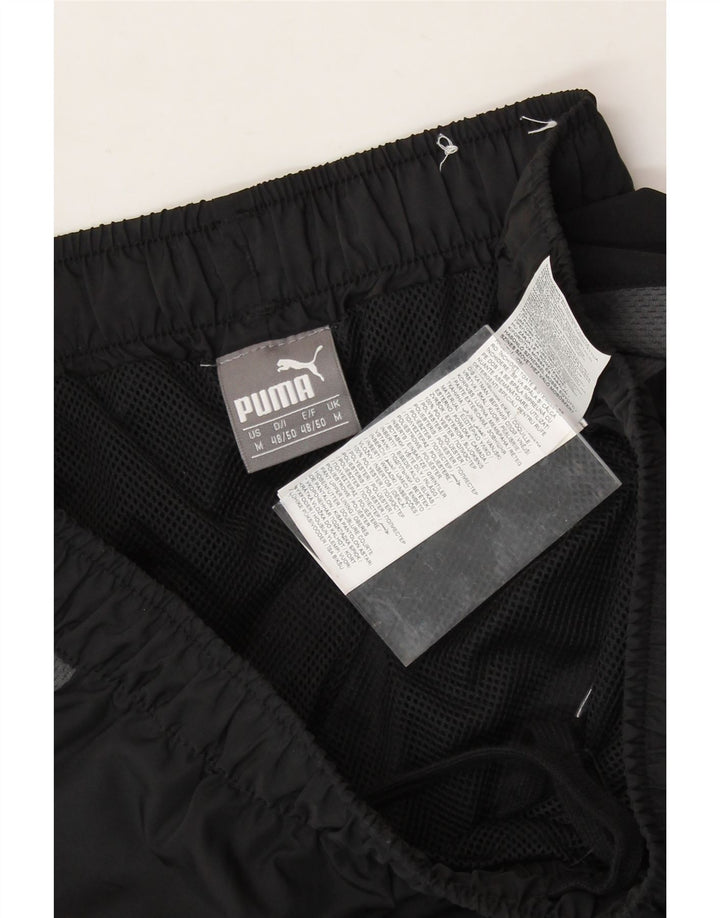 PUMA Mens Tracksuit Trousers Medium  Black Colourblock Polyamide Vintage Puma and Second-Hand Puma from Messina Hembry 