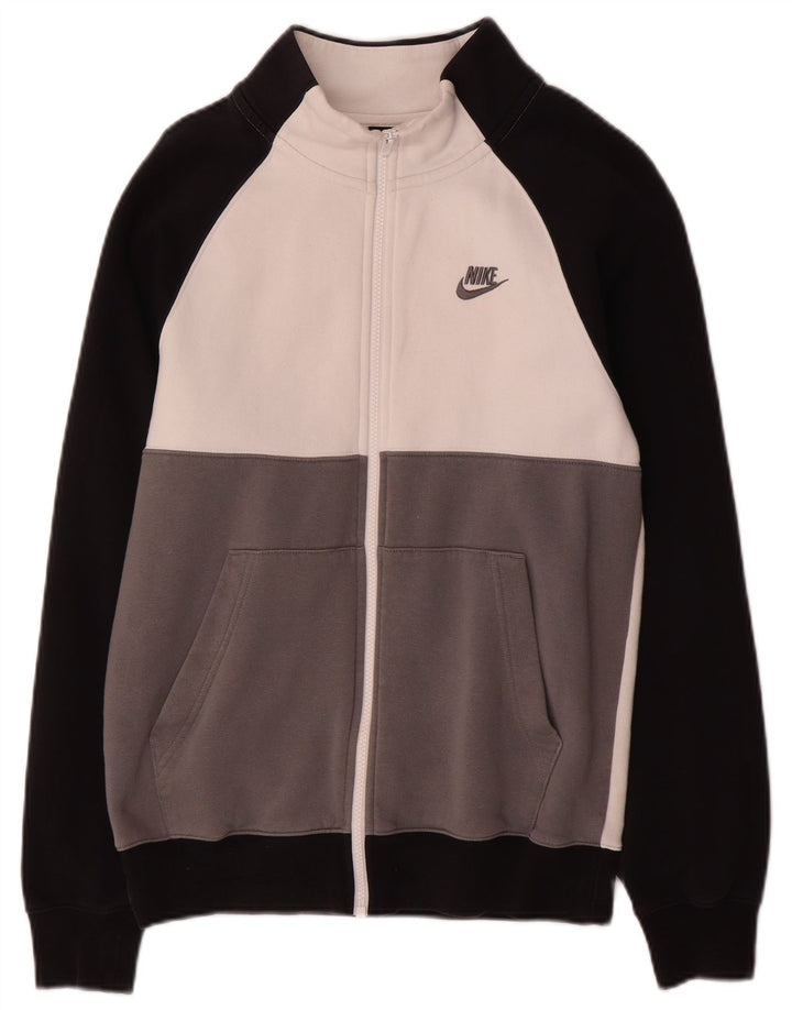 Nike Træningsdragt til mænd Topjakke XS Grå Colourblock Bomuld