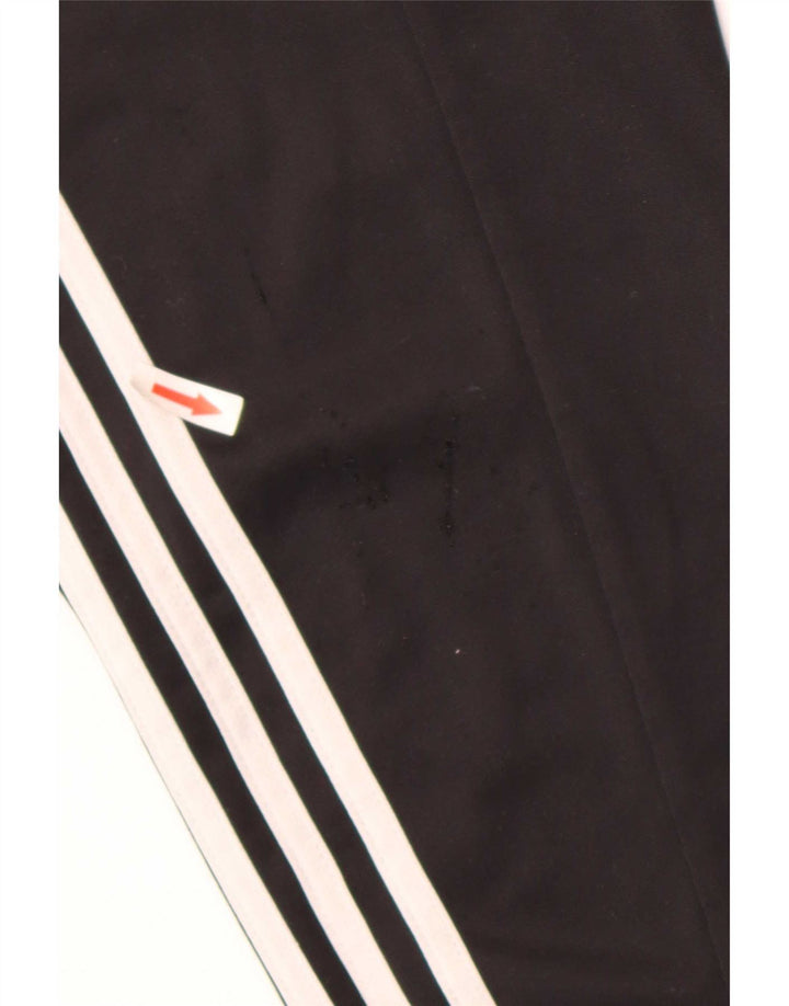Adidas Herre Climalite træningsdragt Topjakke UK 44/46 Stor sort polyester